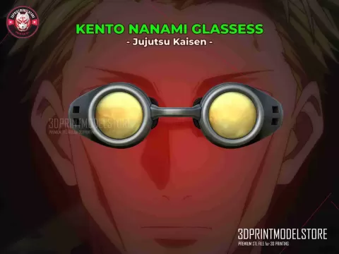Kento Nanami Glass - Halloween Cosplay - Jujutsu Kaisen - 3DPRINTMODELSTORE