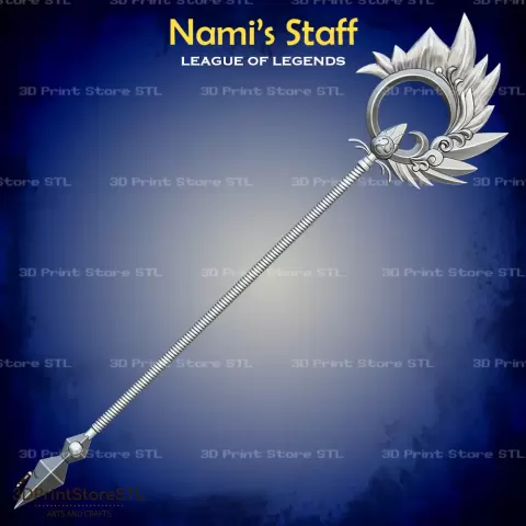 Nami Staff Cosplay League of Legends - STL File - 3D Print Store STL