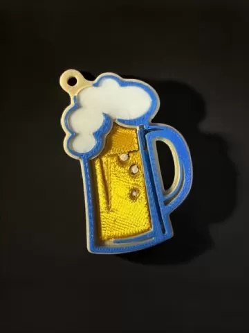Beer Keychain