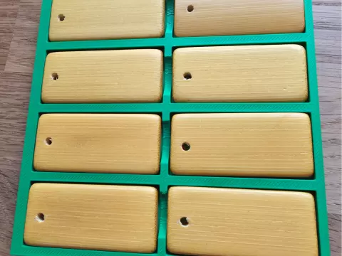 Bamboo Keyring Jig for xTool F2