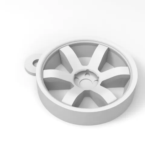 Volk RAYS TE37 keychain