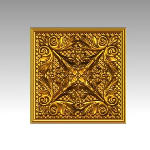 Carved Rosette n35