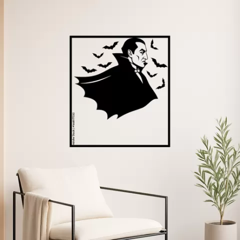 Dracula The Bat Wall Art Framed