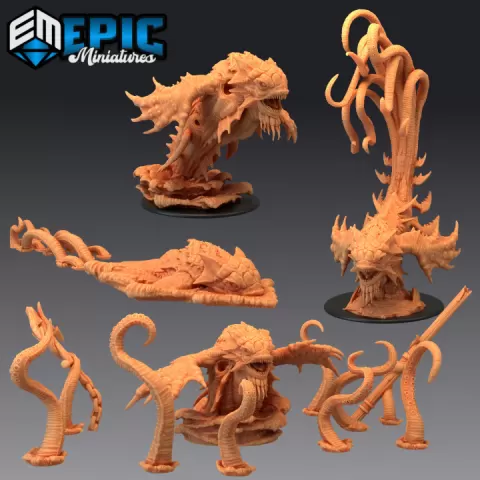 Kraken Classic Set / Tentacle Sea Monster / Boss Encounter / Ocean & Water Encounter by Epic-Miniatures
