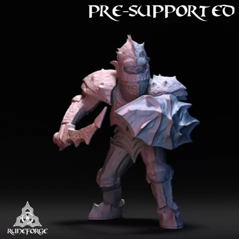 Mountain Goblin Sword and Shield by Runeforge Studios