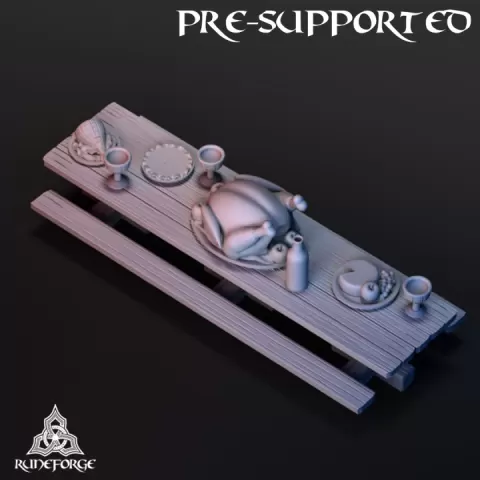 Scenery - Banquet Table by Runeforge Studios