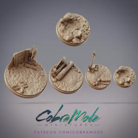 Pirate Cove Base Pack (4pcs) by CobraMode