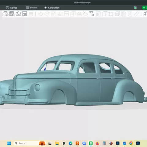 1940 Mercury Eight Sedan, accurate scale model, hollow shell body, clean no interior, rc, slot cars, antique, classic build, resin and fdm printable