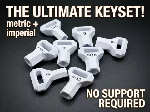 Outdoor Faucet Sillcock Key Set (No support)