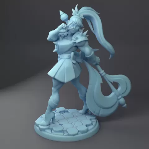 Sailor Chandos, Orc Magical Girl ( Female Orc Barbarian / Fighter / Sailor Moon Inspired ) by Twin Goddess Miniatures