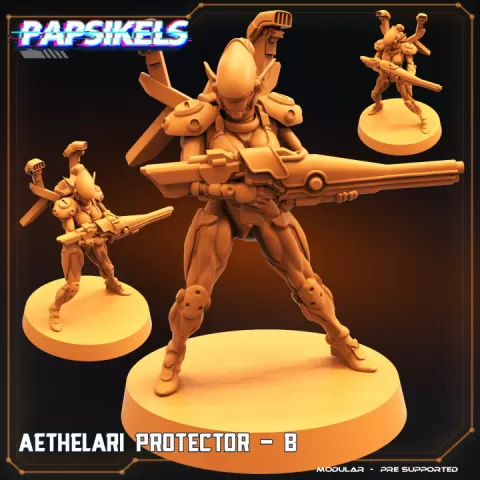 AETHELARI PROTECTOR - B by PAPSIKELS MINIATURES