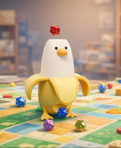 Banana Duck Dice Tower