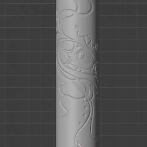 mock airsoft suppressor ( eye) by Goodcat3d