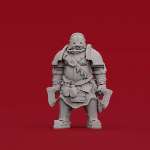 Pig Orc soldier by vector.miniatures