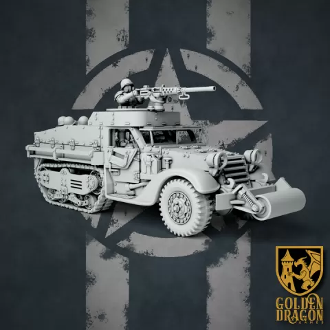 United States - M50A1 Palomino Halftrack by Golden Dragon Games