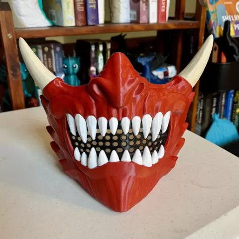 Demon Half Mask