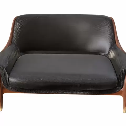 Leather Loveseat