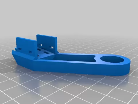 Ender 3 Solid Bed Mount - Cable Support - Badadz