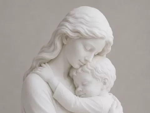 Mãe e Filho - Abraço (Treino)