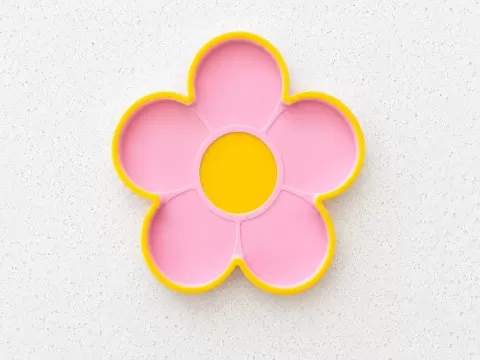 Flower Sensory Tray | Single & Multi-Color