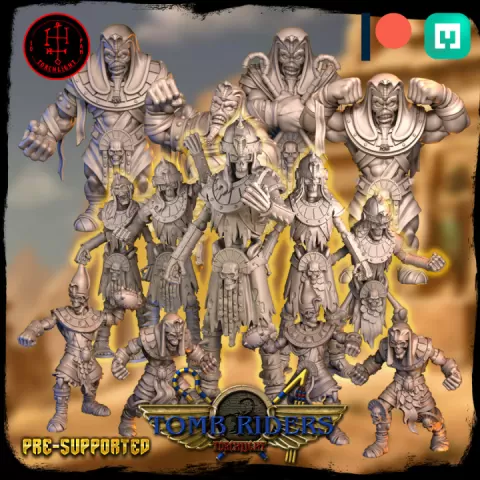 Torchlight "TOMB RIDERS TEAM" by Torchlight Models