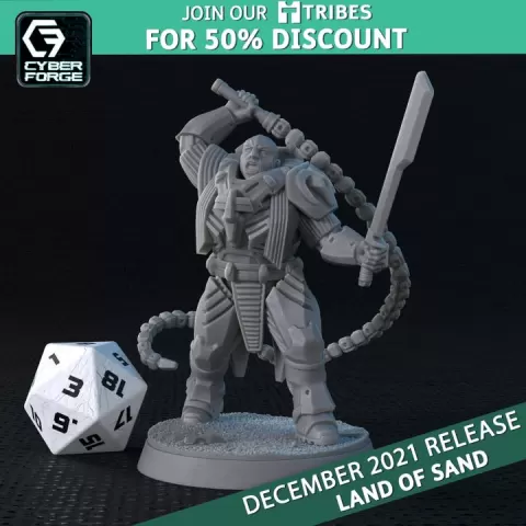 Baran - Land of Sand - Cyber Forge Miniatures December 2021 by Titan Forge Miniatures