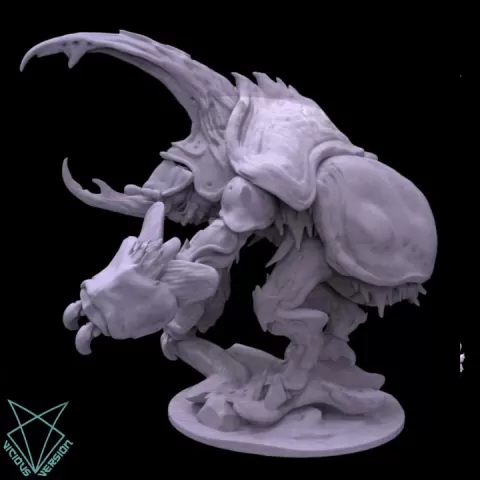 Mega Beetle Hera-cross part of the insectoid and poke hunter line by tenzen