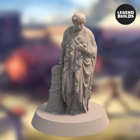 Outcasts of the Realm of Eros – Pose 2 – 3D printable miniature – STL file by LegendBuilds