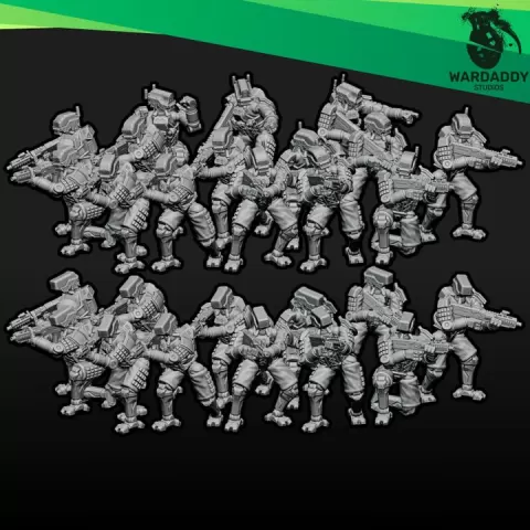 Combat Bots Vol. 1 (15mm+) by WarDaddy Studios