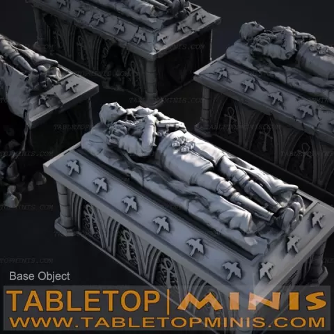 Vampire Stone Sarcophagus by TableTopMinis