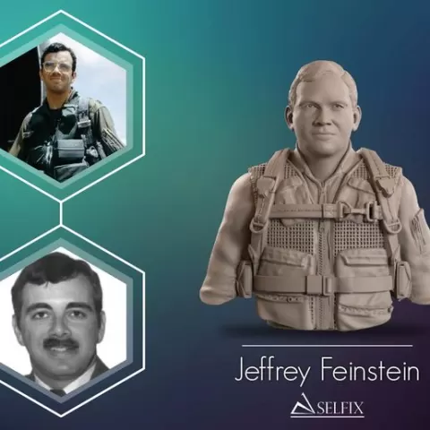 Jeffrey Feinstein Bust Sculpture