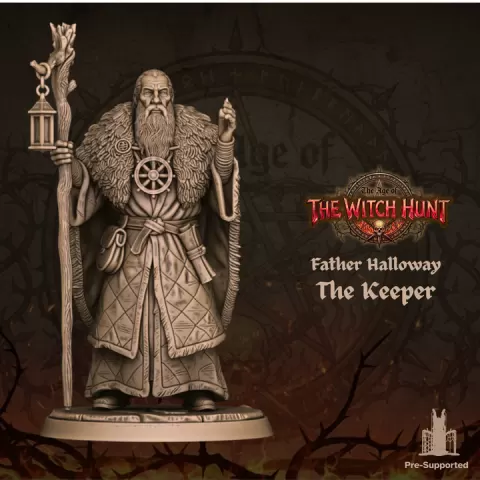 Father Halloway (The Keeper) - Age of the Witch Hunt Campaign by MiniaturesCraze
