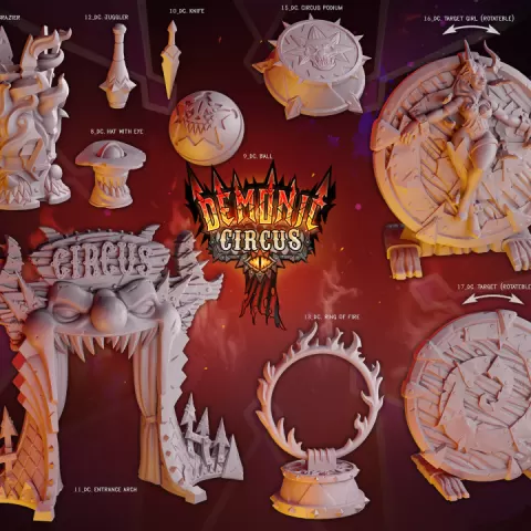 circus props by DrunkenDwarf