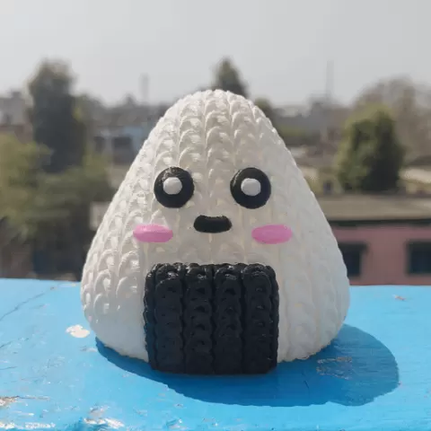 knitted Riceball (cute)