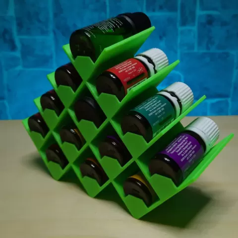 Essential Oil Rack by Adha Arimi