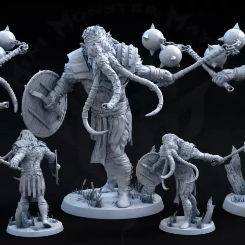 Giant Mammothodon Attack Pose (2 sizes) by Mini Monster Mayhem