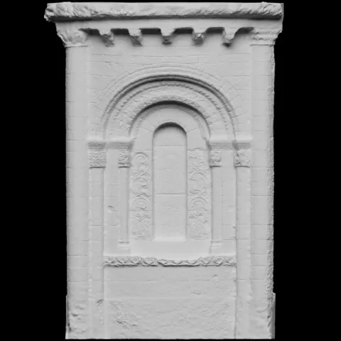 Window from the Church of Saint Pierre by Scan The World