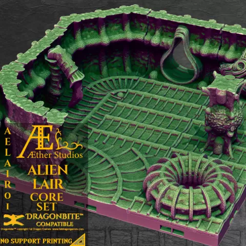 AELAIR01 - Alien Lair Core Set by Aether Studios
