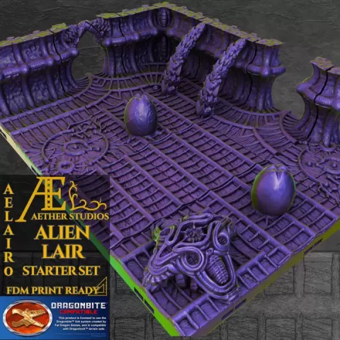 AELAIR0 - Alien Lair Starter Set by Aether Studios