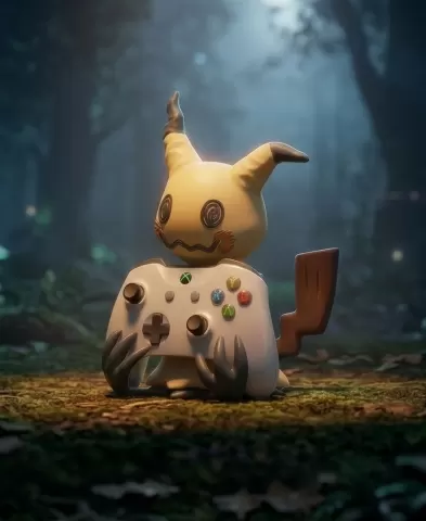 Mimikyu Controller Holder