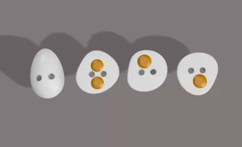 Eggs buttons - pdO oi