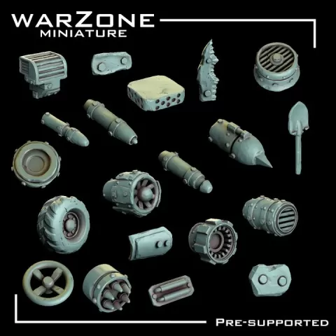Orkaz Kitbash / Scraplands Kitbash Vol. 06 by WarZone Miniature