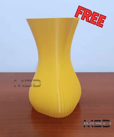 Vertical Pattern Vase / no supports / 3mf included