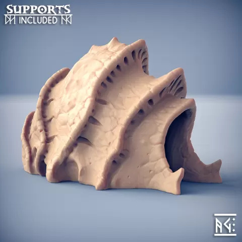 Subterrain Carapace Entrance - Scourgeland Survivor Terrain Piece by Artisan Guild