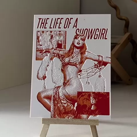 Taylor Swift - The Life of a Showgirl | HueForge Multicolor 3D Print | NO AMS NEEDED