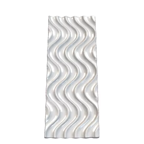 Flowing Wave Column Sinusoidal Wall Panel STL 3D CNC No-4