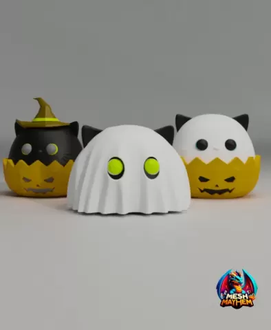 Halloween Kittens - Mesh Mayhem