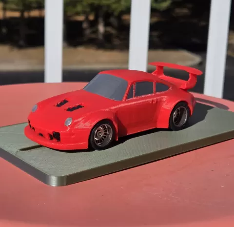 INPRIME R/C 1/32 SLOT CAR PORSCHE and CHASSIS - INPRIME RC SLOTS