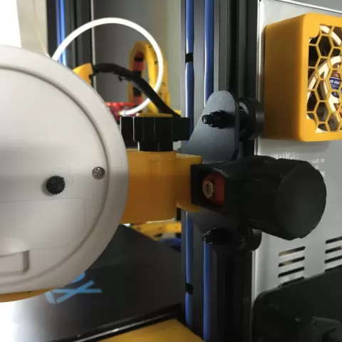 Timelapse Clock Holder for Geeetech A10 by CANAVESE DANIEL