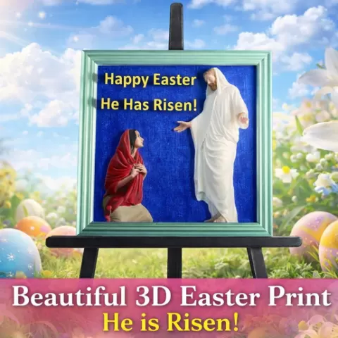 He Is Risen – 3D Easter Resurrection Display